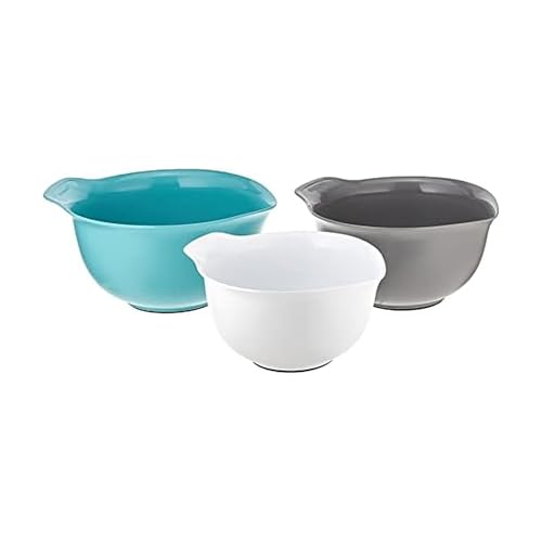 KitchenAid Nesting Plastic Mixing Bowls, Set Of 3, 2.5 quart, 3.5 quart, 4.5 quart