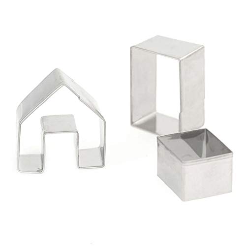 Mini Gingerbread House Cookie Cutter Kit 3pcs