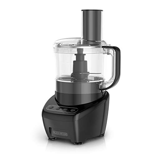 Food Processor and Vegetable Chopper, Stainless Steel Blade, 8-Cup Capacity