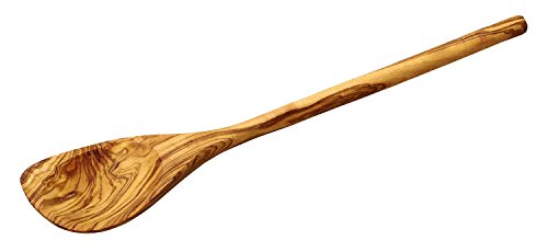 Naturally Med Olive Wood Corner Spoon/Spatula