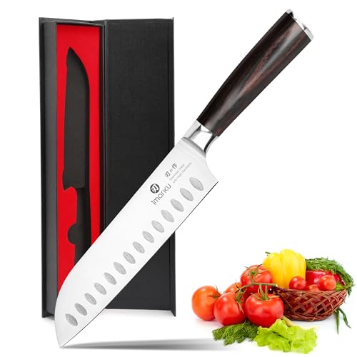 7 Inch Kitchen Knife Ultra Sharp Santoku Knife