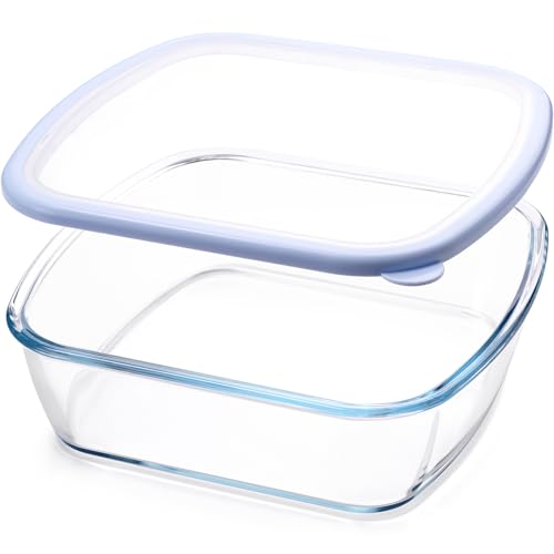 Glass Baking Dish with BPA Free Lids, Square Baking Pan