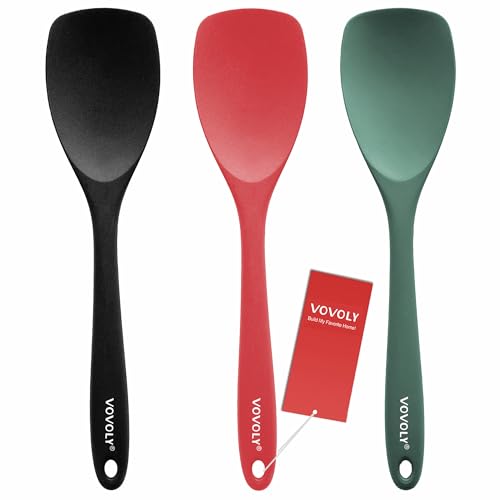 Upgrade Silicone Spatula Spoon Set, 3 Pack