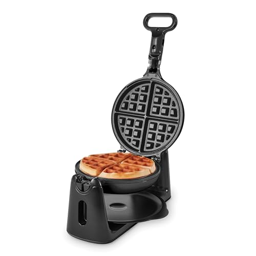Flip Belgian Waffle Maker &ndash; 1&rdquo; Thick Waffle Mold, Nonstick
