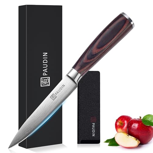 Utility Knife, 5 Inch Chef Knife, Ultra Sharp High Carbon Stainless Steel