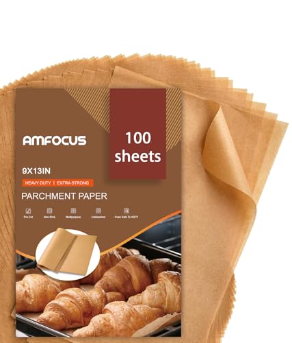 Parchment Paper Sheets, 9x13 In Non-Stick Precut