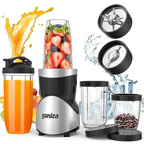 Smoothie Blender, 900W Blenders for Shakes and Smoothies, 15-Piece