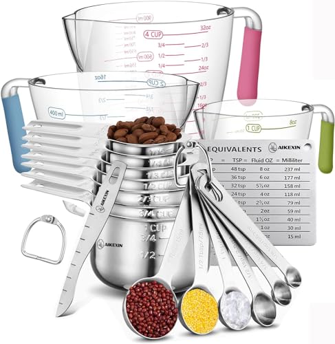 20-Piece Measuring Cups and Spoons Set